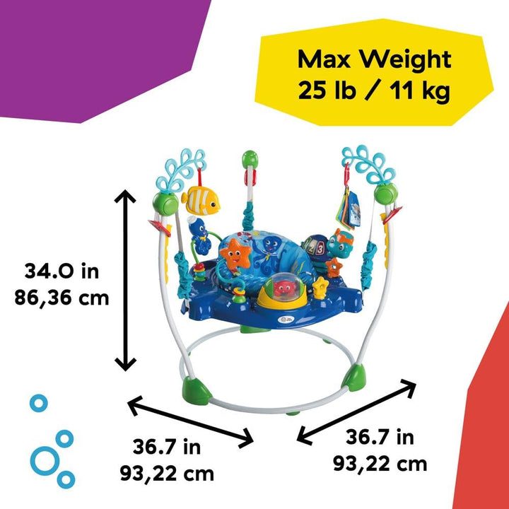 Neptune'S Ocean Discovery Activity Jumper, Ages 6 Months +, Max Weight 25 Lbs., Unisex