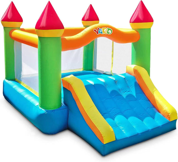Bounce House, Inflatable Bounce House with Slide for Kids 5-12, Bouncy House with Blower for Outdoor Back/Indoor, 12Ft X 9Ft X 8Ft Bouncy Castle, Jump House for Adult Toddlers Kids Party