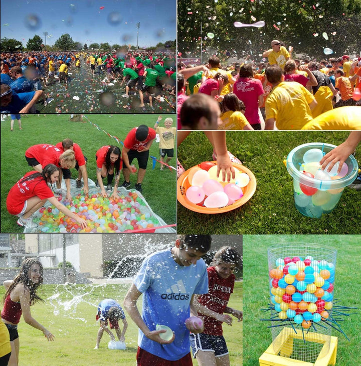 2000 Pack Water Balloons with Refill Kits, Latex Water Bomb Balloons Fight Games - Summer Fun for Kids & Adults