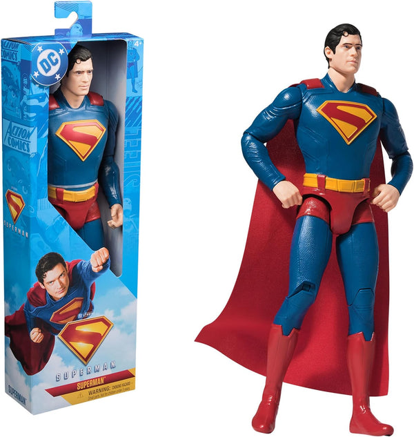 , Superman 12-Inch Superhero Action Figure, Kids Toys for Boys and Girls Pretend Play, for Ages 4 and Up