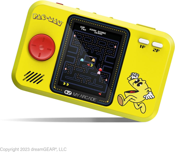 Pac-Man Pocket Player Pro: 2.75" Color Display, Retro Gaming Consoles, Arcade Classics, Family Game Night, Retro Mini