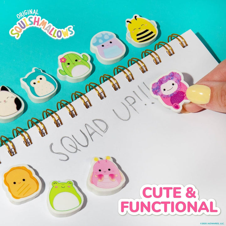 Original Squishmallows Mini Eraser Set, 25 Small Squishmallows Erasers, Cute School Supplies, Cute Stationery Supplies, Fun Office Supplies, Kids Journal Accessories, Sketch Journal Stationery