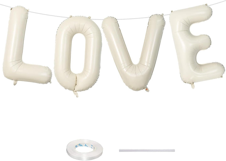 40 Inch Beige HOME Balloon for Housewarming Party Decorations, Large Cream New Home Welcome Balloon Letter Banner, Ivory White Sand Balloons Sign for Sweet House Warming Homecoming Party Decor