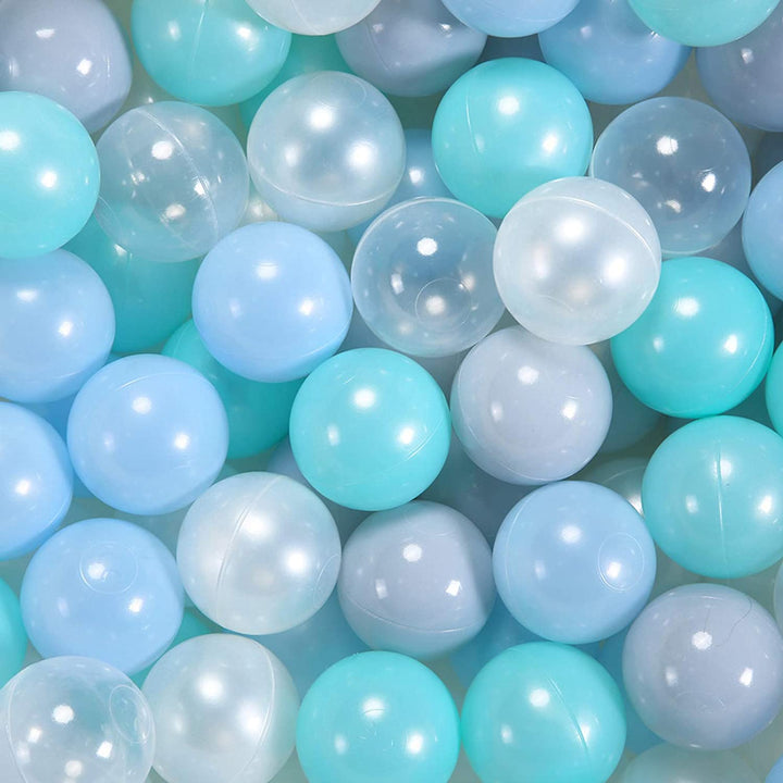 Ball Pit Balls for Toddlers,100Pcs 2.15Inch Crawl Balls BPA Free Crush Proof Playballs Soft Plastic Bals for Toddler, Pool Tent Party Favors Summer Water Bath Toy