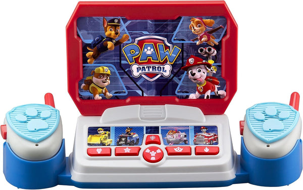Paw Patrol Toy Walkie Talkie Command Center with Kid Friendly Two Way Radios, Built-In Speech & Sound Effects, Designed for Fans of Paw Patrol Toys for Boys and Girls