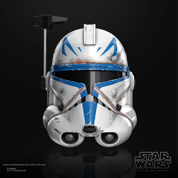 the Black Series Clone Captain Rex Premium Electronic Helmet, Ahsoka Adult Roleplay Item, Ages 14 and Up