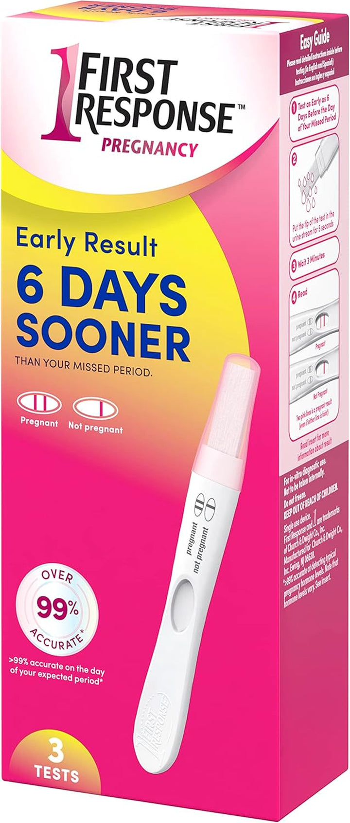Early Result Pregnancy Test, 3 Count Pack