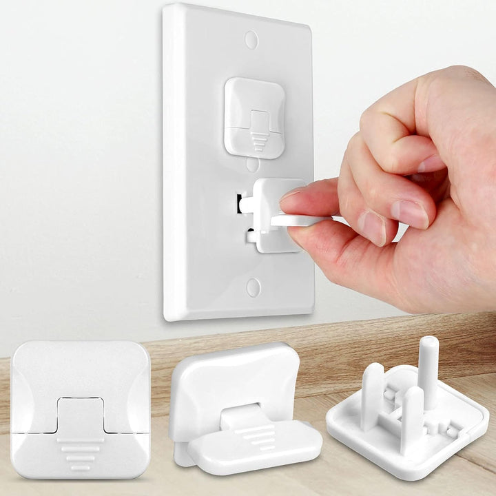 Mom'S Choice Gold Awards Winner - Outlet Covers with Hidden Pull Handle Baby Proofing Plug Covers (45 Pack) 3-Prong Child Safety Socket Covers Electrical Outlet Protectors Kid Proof Outlet Cap