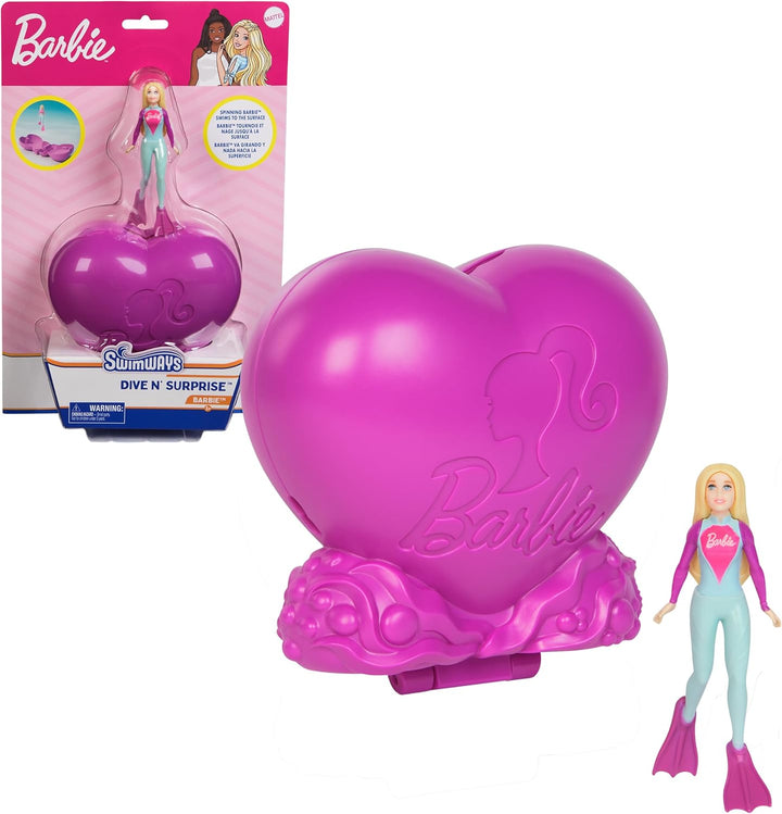 Barbie Inflatable Water Boat Vehicle, Inflatable Pool Floats and Kids Pool Toys, Barbie Pool Party Supplies for Kids Aged 3 & Up