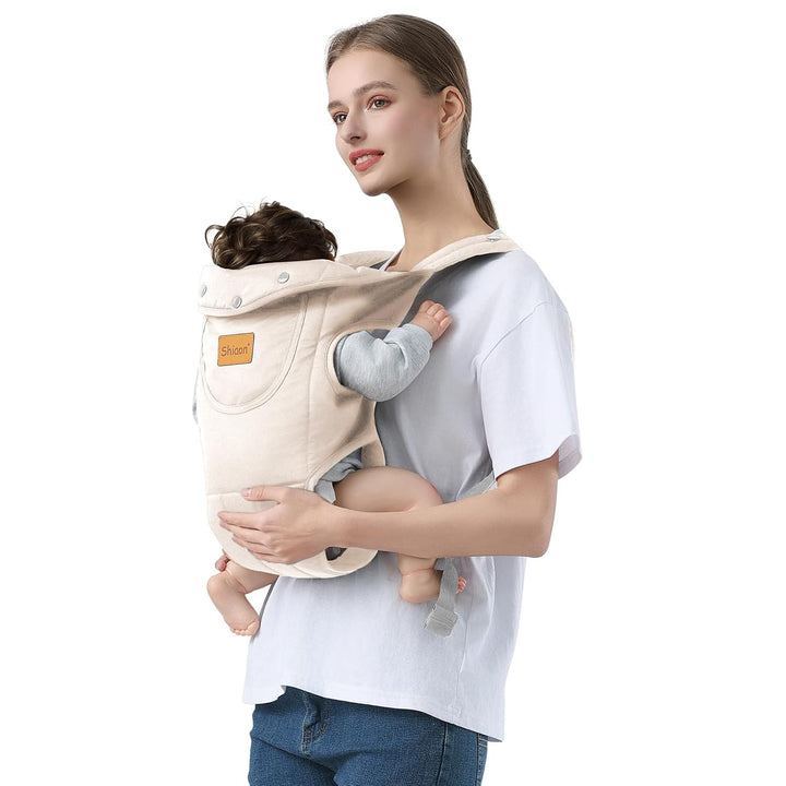 Baby Carrier Newborn to Toddler(7-30Lbs), Toddler Carrier Baby Holder Carrier with Adjustable Shoulder Strap, Chest Carriers, Black