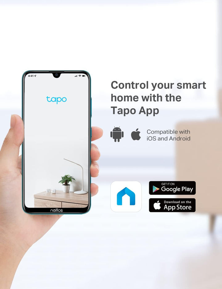 Tapo  1080P Indoor Security Camera for Baby Monitor, Dog Camera W/Motion Detection, 2-Way Audio Siren, Night Vision, Cloud & SD Card Storage, Works W/Alexa & Google Home C100