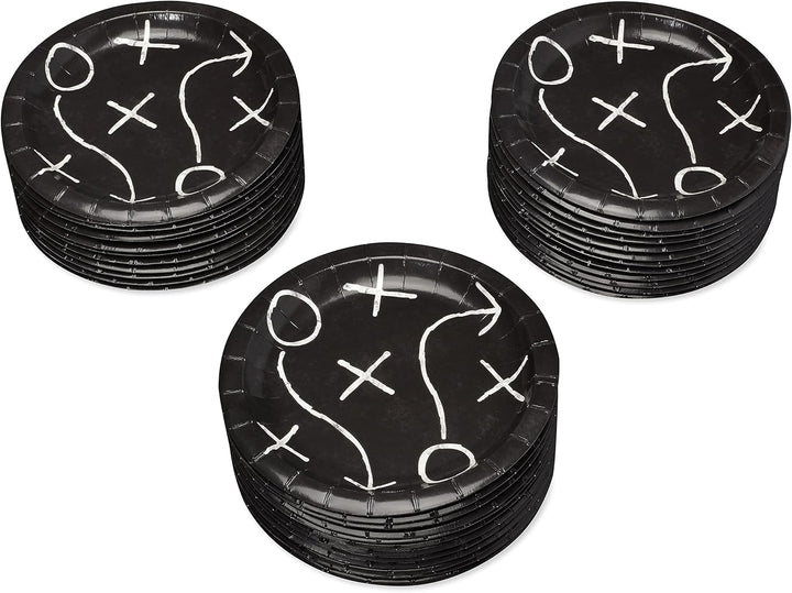 Football Party Supplies, Football Dessert Plates (36-Count)