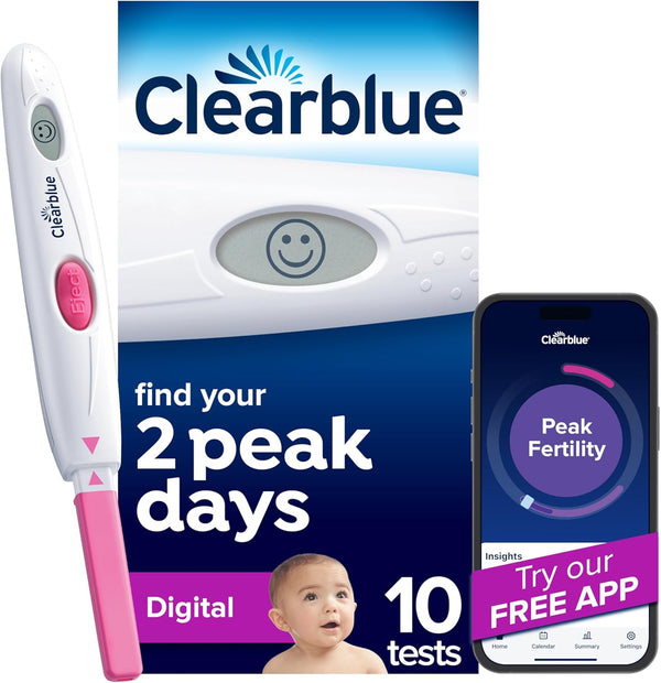 Digital Ovulation Predictor Kit, Featuring Ovulation Test with Digital Results, 10 Digital Ovulation Tests