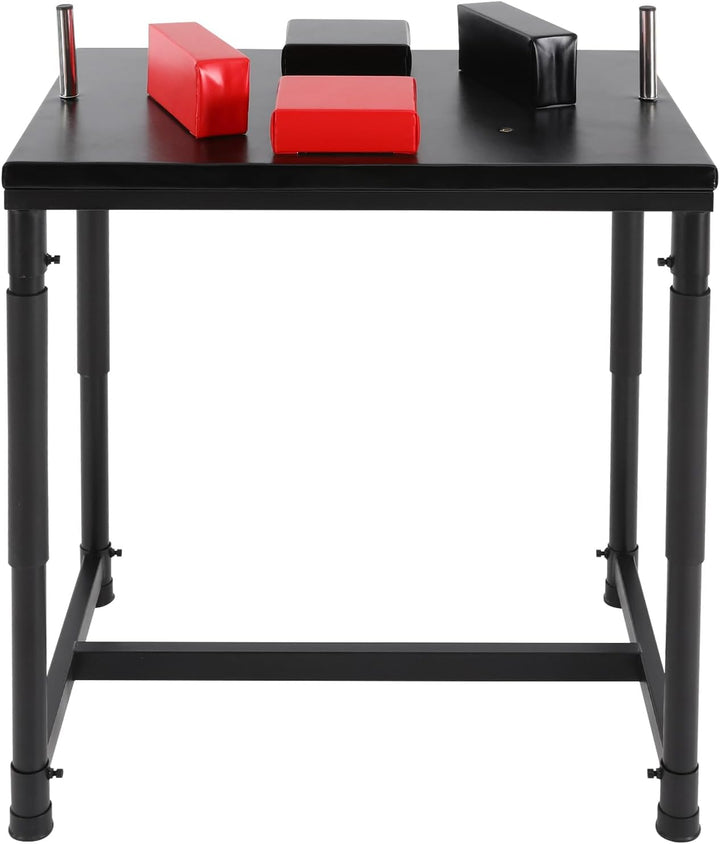 Professional Arm Wrestling Table, 35.4"X25.6"X39.4 Standard Arm Wrestling Battle Table Ideal for Home Gym, Training, and Competitions