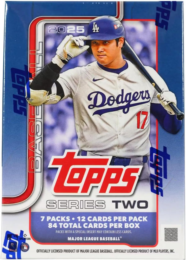2025  Series 2 Baseball Trading Card Blaster Box (Look for Retail Exclusive Holo Base Card Parallels)