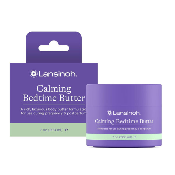 Magnesium Bedtime Butter Body Lotion for Pregnant Moms, Calm Magnesium Lotion for Aching Muscles, Lotion for Women & Soothing Massage, Promote Relaxation, Help Ease Cramps, 7 Oz.