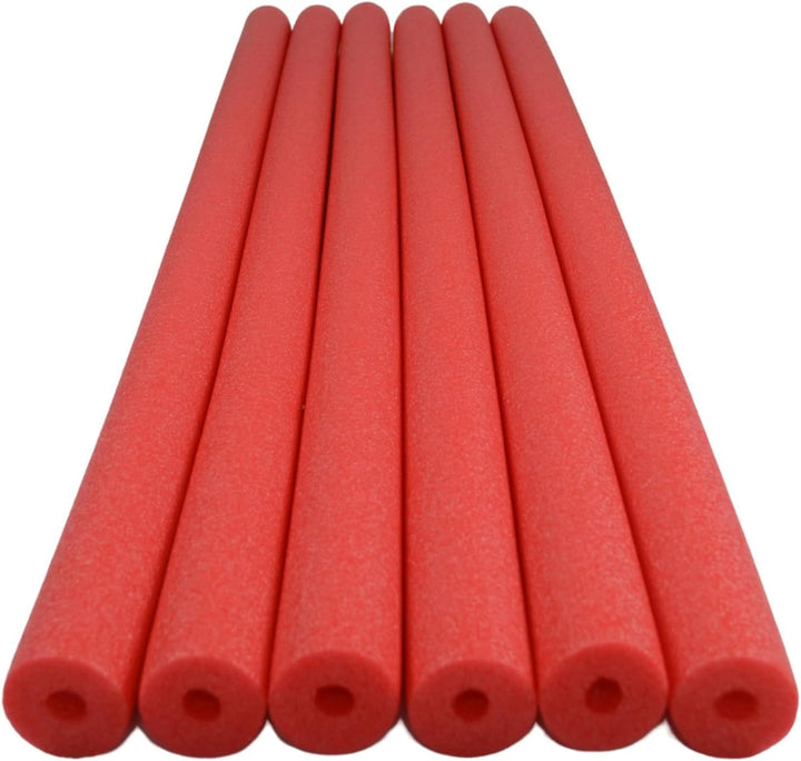 Pool Swim Noodle,  6 Pack 52 Inch Hollow Foam Pool Swim Noodle, Bright Foam Noodles for Swimming, Floating and Craft Projects