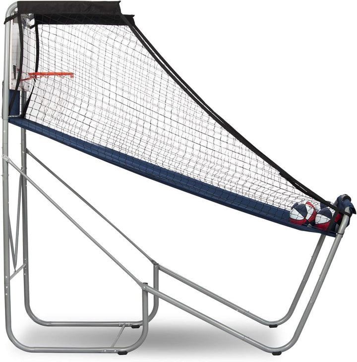 - Home Single Shot | Arcade Basketball Fun at Home | Infrared Sensor Scoring | 6 Game Modes | 4 Balls | Foldable Storage | for All Players