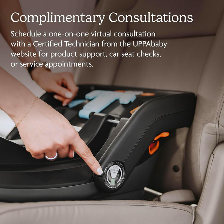 Extra Mesa Max Car Seat Base/Compatible with Mesa Max Infant Car Seats/Smartsecure Installation with Load Leg