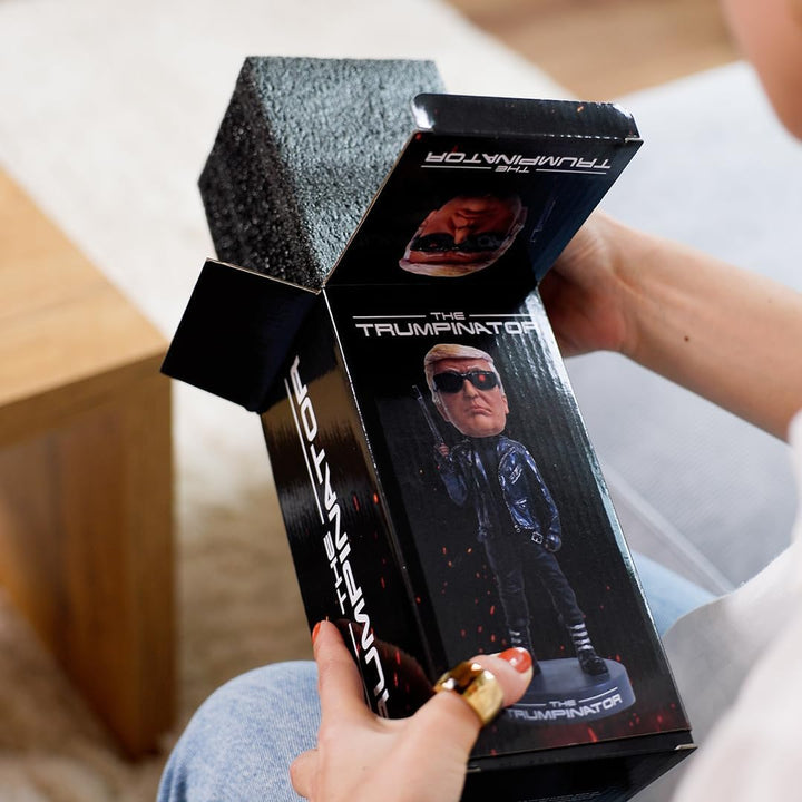 the Trumpinator Bobblehead the #1 Patriotic & President Gift 2025 Birthday for Conservatives or Gag Gift for Liberals