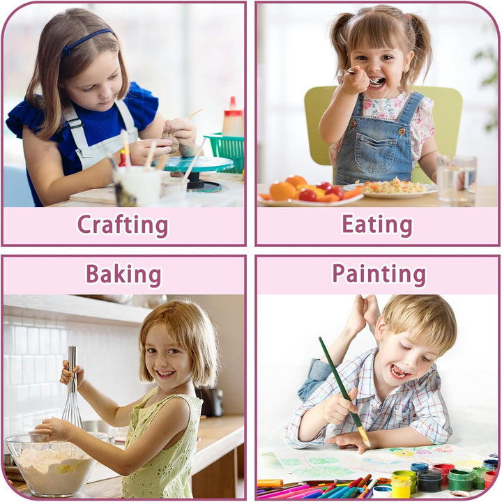 Kids Art Smock, Toddlers Painting Apron Waterproof Children Artist Smock with Long Sleeve and 3 Pockets