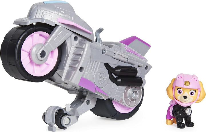 , Moto Pups Wildcat’S Deluxe Pull Back Motorcycle Vehicle with Wheelie Feature and Toy Figure