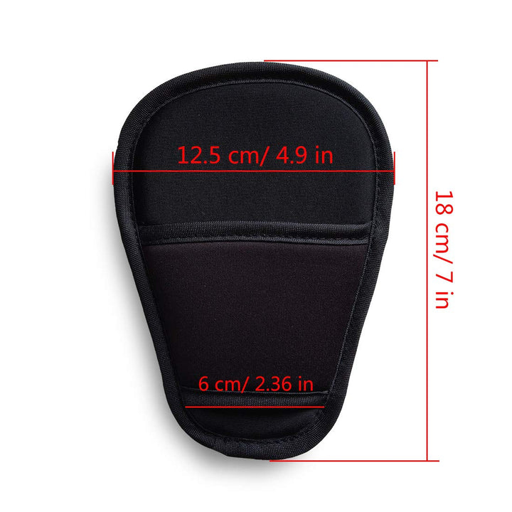 Baby Stroller Seatbelt Crotch Cushion Black 2 Piece, Universal Pram Belt Pads for Newborns Infants Kids, Pushchair Seat Belt Crotch Covers