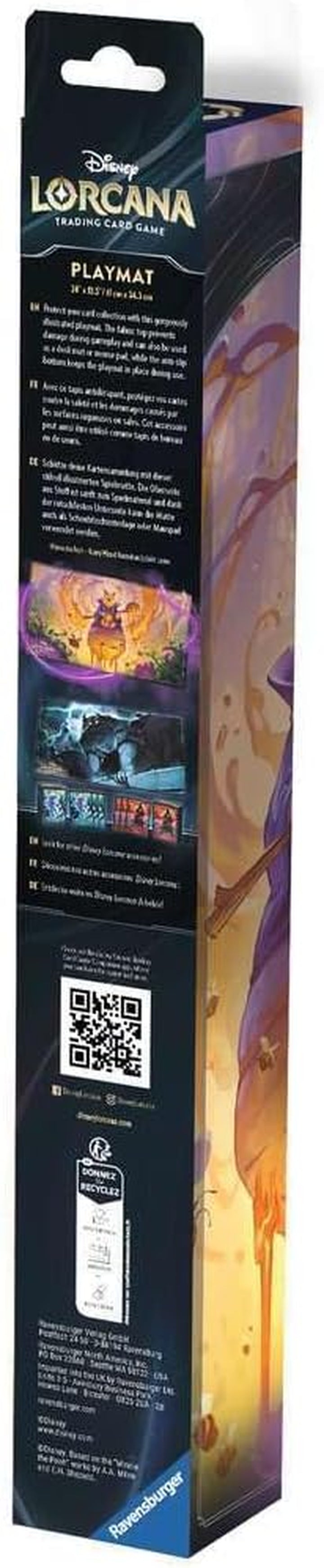 Disney Lorcana TCG Playmat Featuring Winnie the Pooh – Hunny Wizard by John Loren | Protects Cards | Versatile Game, Desk, or Mouse Pad | Durable Non-Slip Surface | Suitable for Ages 8+