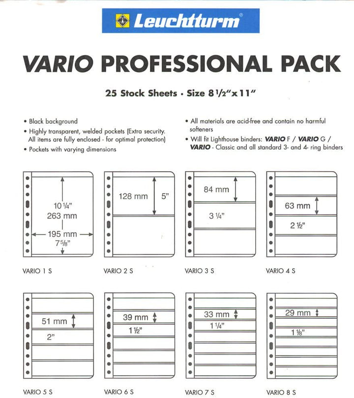 25  VARIO 2S Pages - Professional Pack