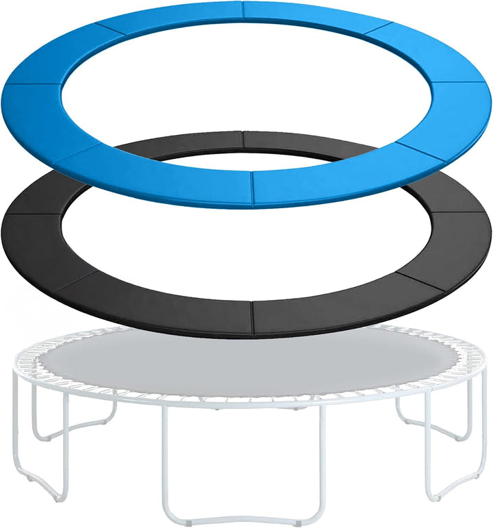 Trampoline Spring Cover - ASTM Certified Safe, Double Sided and Waterproof Trampoline Pad Replacement | for 8Ft, 10Ft, 12Ft, 14Ft, 15Ft, 16Ft Sizes