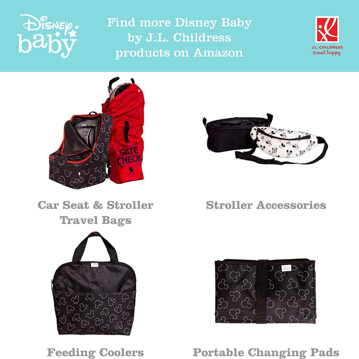 Disney Baby by  Side Sling Cargo Net, Stroller Organizer & Storage, Mickey Black
