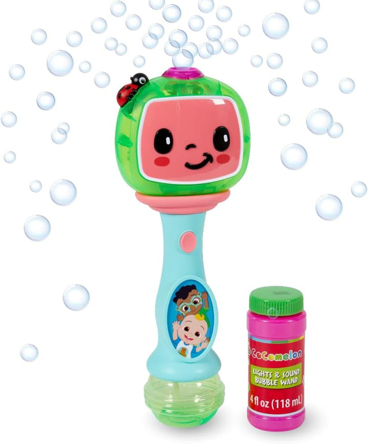 Disney Minnie Mouse Light and Sound Musical Bubble Wand, Includes Bubble Solution, Plastic, Multi (2051)