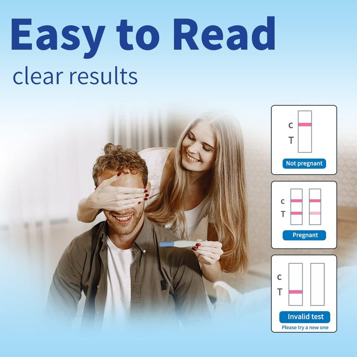 Pregnancy Test Early Detection HCG Test for Fertility Women, over 99% Accurate and Reliable Results, Pruebas De Embarazo 6 Days before Missed Period 6 Count