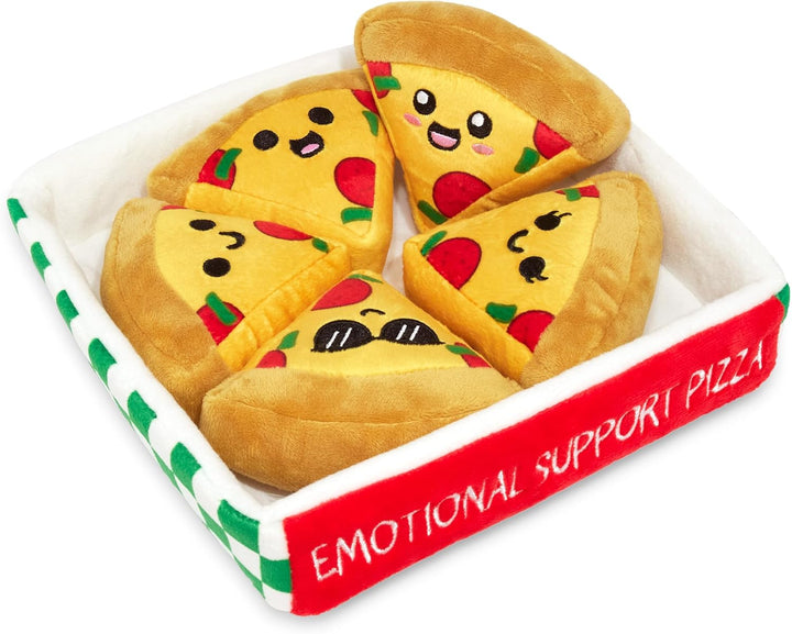 Emotional Support Chicken Nuggets by Relatable, Cuddly Stuffed Animals and Toys, Squishy Toys and Plushies, Great Gift Ideas for Loved Ones of All Ages, Includes 5 Plushies with Carrying Basket