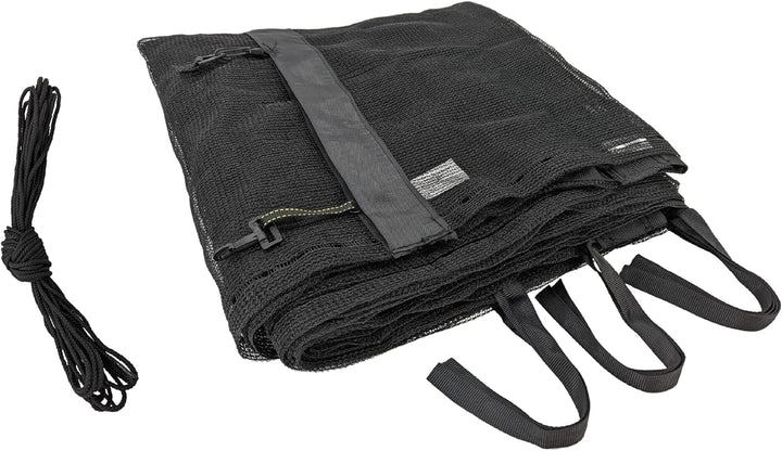 14Ft & 15Ft Universal Trampoline Net Replacement, Safety Enclosure Net for 6 or 8 Straight/Angled Poles, 14Ft & 15Ft round Frame