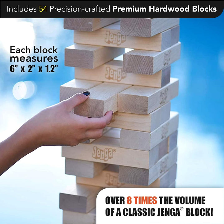 Giant - Hardwood Blocks - Stacks to over 4 Feet - Officially Licensed - JS6