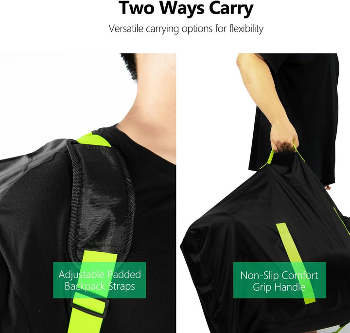 Car Seat Travel Bag for Airplane, Waterproof Wearable with Straps, Large Capacity Padded Car Seat Check Bag, Perfect for Air Travel, Family Vacations, and Parents with Infants
