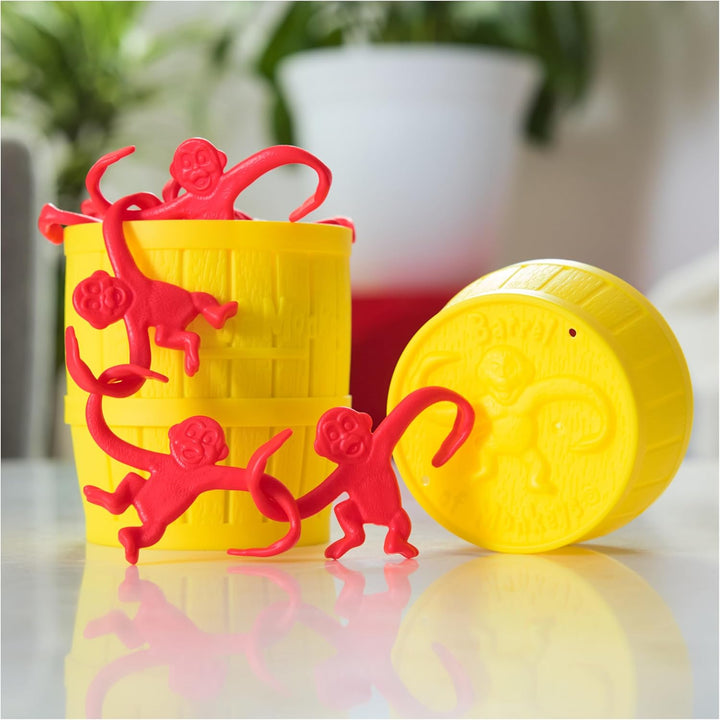 , Barrel of Monkeys, Retro Linking Fun for Preschoolers, Family Games, 1 & up Players, for Ages 3 & Up