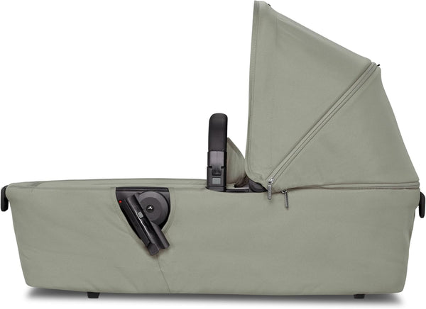 AER+ Carrycot for Newborn (0-6 Months) - One-Hand Foldable Cot - Breathable Mattress - Lightweight Stroller Bassinet for Baby (Up to 20Lbs)- Extended Sunhood - Water-Repellent (Sage Green)