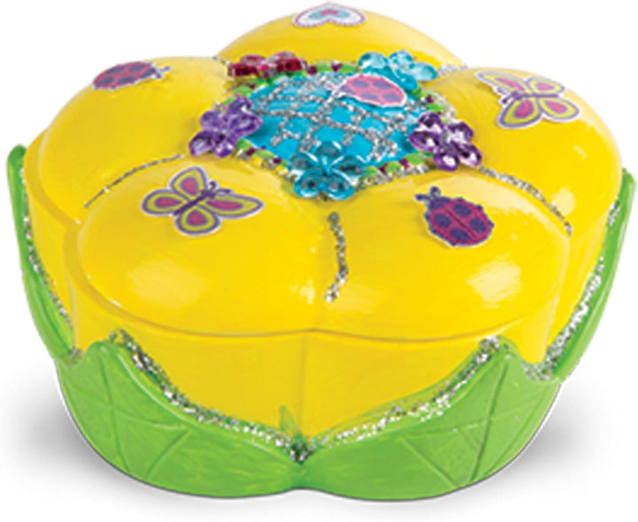 Created by Me! Favorite Things Craft Kits Set: Decorate-Your-Own Flower and Heart Treasure Boxes and Butterfly Bank