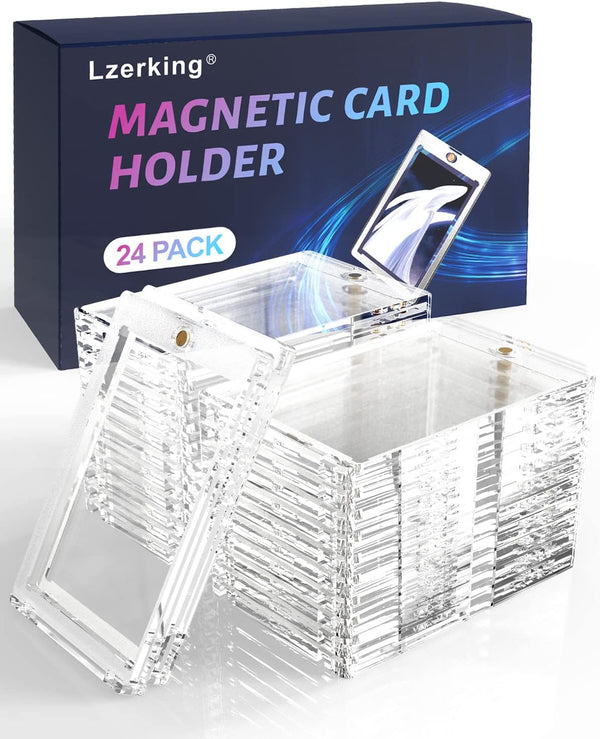 Acrylic 24 Pack 35PT One Touch Card Holder for Trading, Baseball, Sports Cards