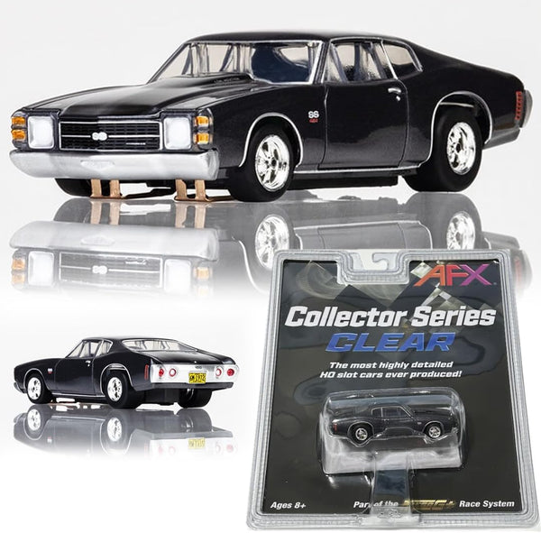 22087 Mega-G+ 1972 Chevelle SS454 Black HO Slot Car