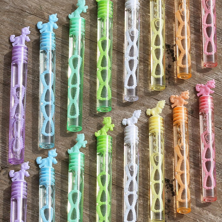 32 Piece Mini Unicorn Bubble Wand with Gift Box, Pastel Unicorn Party Favors for Kid, Toddler Girl Birthday Parties Decoration, Goodie Bag Stuffers Supplies, Bubbles Gift Toy Bulk, Carnival Prizes