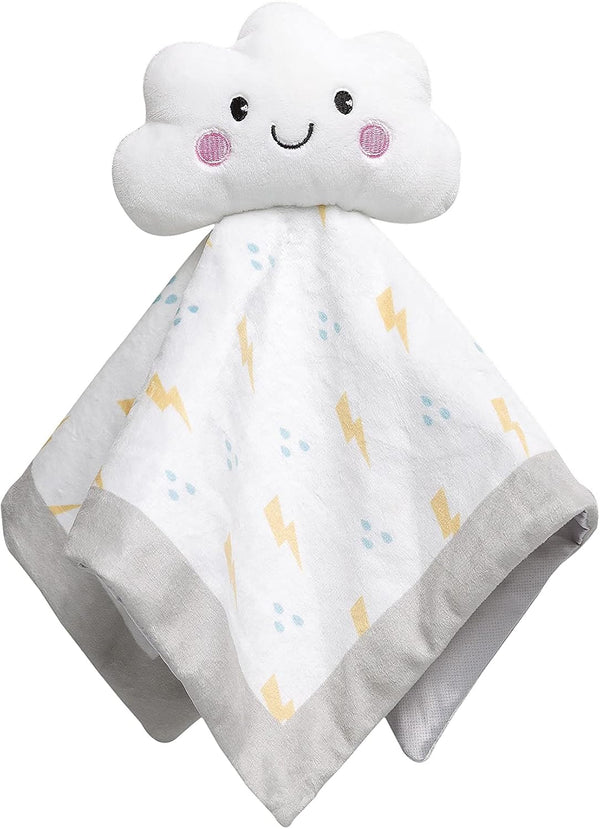 Cloud Security Blanket, Soft Baby Lovey for Babies, Snuggle Toy Stuffed Animal, Newborn Infant and Toddler Security Toy, Baby Boy or Baby Girl Lovie, New Baby Gift, White Cloud Lovey