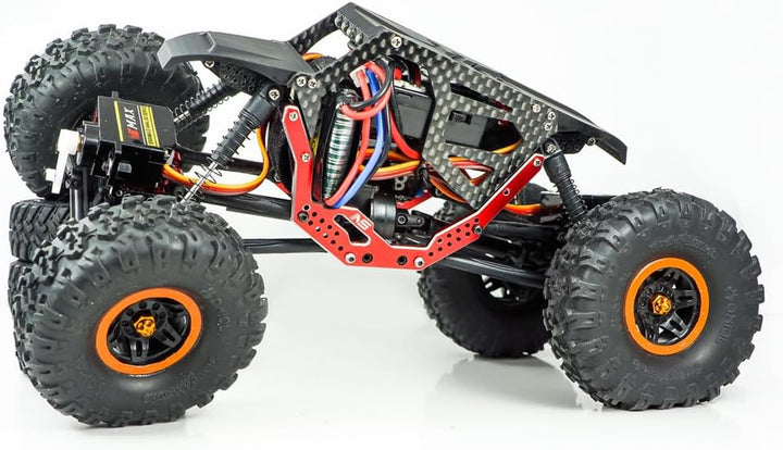 Aluminum 3D Printed Nighthawk Conversion Chassis Kit (RED) - AXIAL AX24, Blue