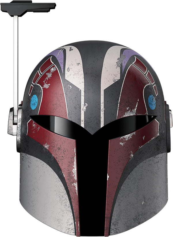 the Black Series Sabine Wren Premium Electronic Helmet with Advanced LED Effects, Ages 14 and Up