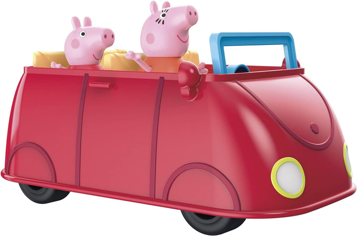 Peppa’S Adventures Peppa’S Family Red Car Preschool Toy, Speech and Sound Effects, Includes 2 Figures, for Ages 3 and Up