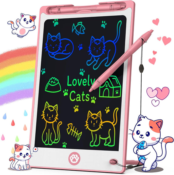 LCD Writing Tablet for Kids 8.8 Inch, Toys for Girls Boys Drawing Pad for 3 4 5 6 7 Year Old Kids Toys, Children’S Day Gift Toddler Doodle Board Travel Essentials, Birthday Gift for Children