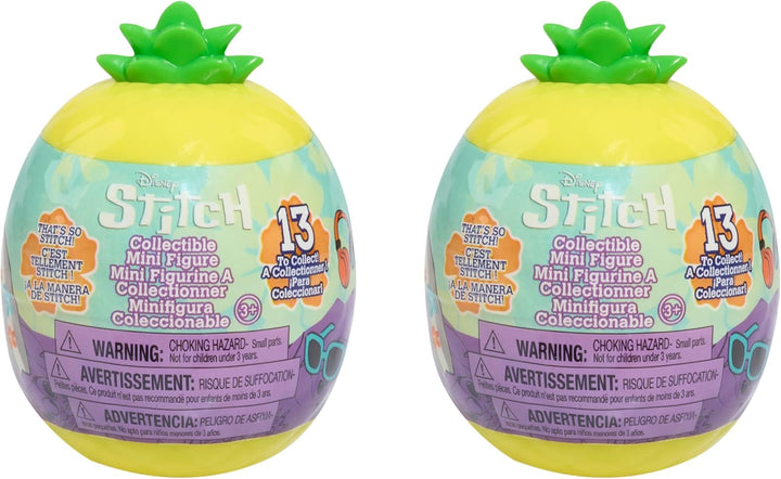 Disney Stitch That’S so Stitch Collectible Figures Series 2 (2-Pack), Mystery 2-Inch Figurine, Blind Capsule, Kids Toys for Ages 3 up by