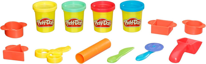 Starter Set 9-Piece Kit with Storage Tote & 4 Modeling Compound Cans, Arts and Crafts for Kids, Back to School Classroom Supplies, Preschool Toys, Ages 3+